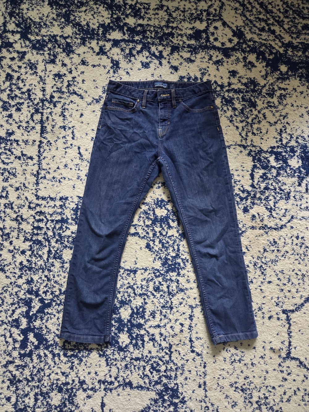 Patagonia Women's Dark Blue Slim Straight Jeans